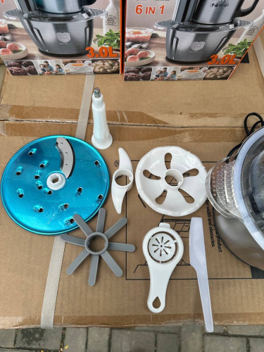ម៉ាសុីនកិនសាច់ 6in1 Meat Chopper ម៉ាក SOKANY SK-06019