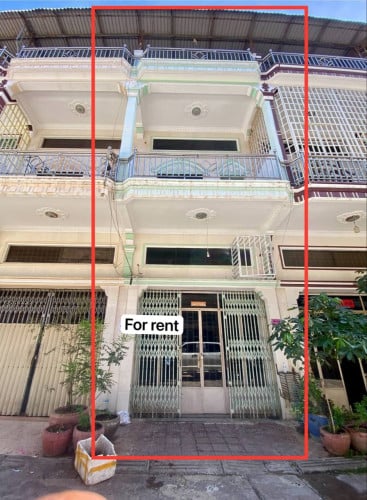 ផ្ទះសម្រាប់ជួល! នៅសង្កាត់បឹងទំពន់   | Shop house for rent at Boeng Tompun