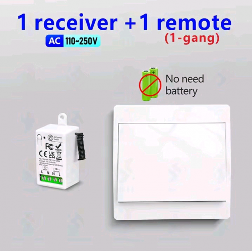 Wireless remote control switch(មានក្នុងស្តុក)