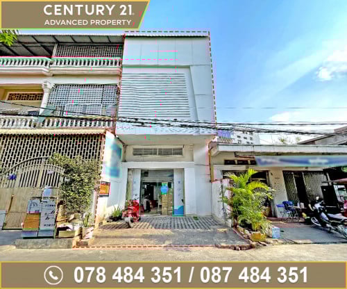 🏠ផ្ទះអាជីវកម្ម (ខាង) ជិតវិទ្យាល័យផ្សារដើមថ្កូវ ខណ្ឌចំការមន ត្រូវការលក់បន្ទាន់ខ្លាំង