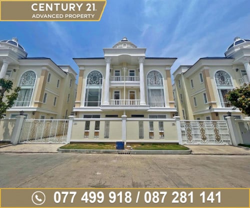 🏠 វីឡាភ្លោះ (Twin) ក្នុងបុរី ប៊្លូដាយមិនដ៏ 6A ត្រូវការលក់បន្ទាន់ខ្លាំង