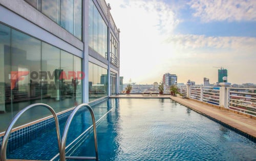 Penthouse 1 Bedroom apartment with swimming pool and gym available for rent in Russian Market Area