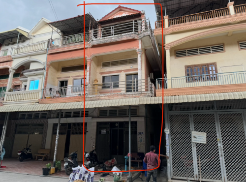 ផ្ទះល្វែងលក់​ បុរីសឡា​ ផ្ទះកែងមានដួងហែម