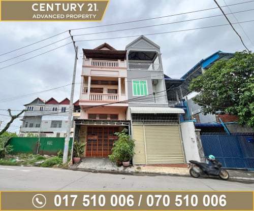 🏡ផ្ទះល្វែង សម្រាប់ជួល នៅជិតក្រសួង​​មុខងារ​សាធារណៈ ខណ្ឌពោធិ៍សែនជ័យ