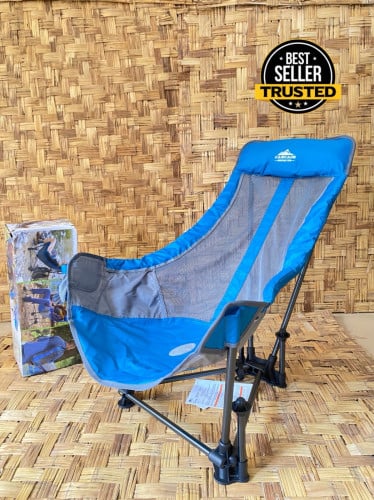 Cascade Mountain Tech Sling Chair features a comfortable, relaxed sling design with a high back