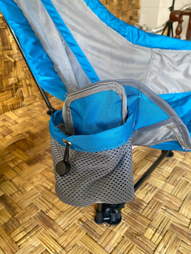 Cascade Mountain Tech Sling Chair features a comfortable, relaxed sling design with a high back