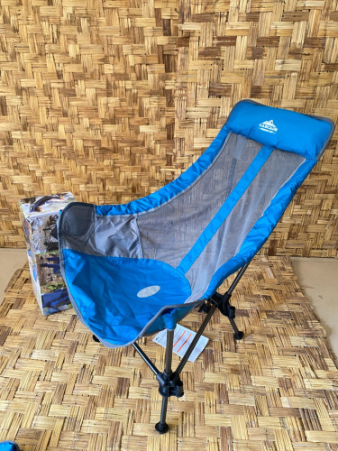 Cascade Mountain Tech Sling Chair features a comfortable, relaxed sling design with a high back