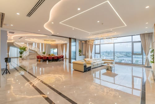 Luxury 6-Bedroom Duplex Penthouse For Rent – Phnom Penh Thmey, Sen Sok