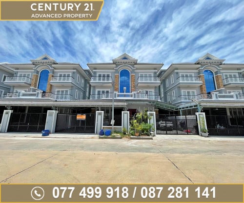 🏘 វីឡាភ្លោះ (Twin) ក្នុងបុរី វិមានភ្នំពេញ 6A (ផ្លូវជាតិលេខ6A) ត្រូវការលក់បន្ទាន់ខ្លាំង