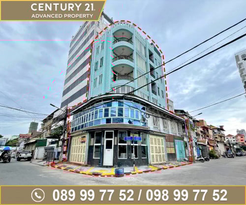 🏠 អគារ 6ជាន់ (កែង) នៅជិតផ្សារអូឡាំពិក ខណ្ឌបឹងកេងកង ត្រូវការលក់បន្ទាន់ខ្លាំង