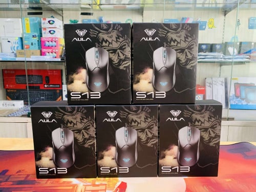Mouse Gaming Brand Aula S13 អីវ៉ាន់មាននៅក្នុងស្តុកស្រាប់ បងៗអាចធ្វើការកម្ម៉ង់បាន📩🙏