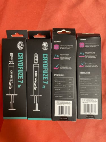 Thrmal Paste កាវCPU Coolermaster CryoFuze7 Thrmal Grease  មានគុណភាពខ្ពស់ ប្រើបានគ្រប់CPU GPU ធំៗ