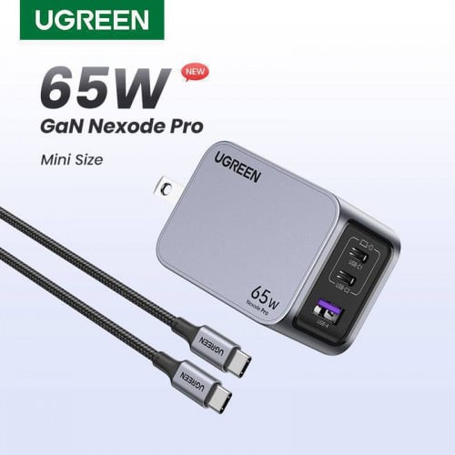 UGREEN Nexode Pro 65W 3-Port GaN Fast Charge