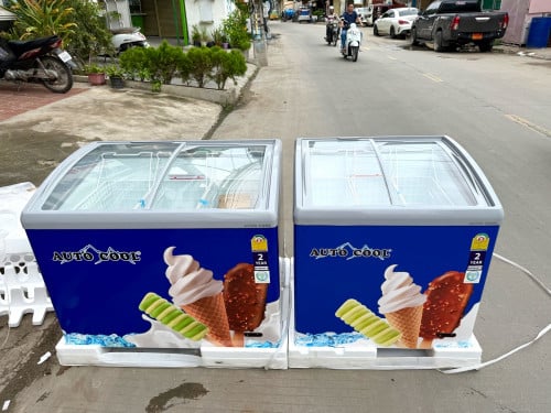 ទូការ៉េម Auto Cool សារេកកសុតក៏បាន ត្រជាក់សុតក៏បាន ឥវ៉ាន់ថ្មីកេស ធានា២ឆ្នាំ មានគ្រប់ទំហំខ្នាត