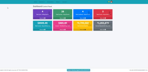 មានលក់កម្មវិធីគ្រប់គ្រងផ្ទះជួល(PHP Web)