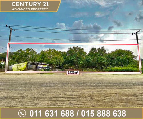 🏘ដី សម្រាប់ជួល នៅជិតស្ពានព្រែកសំរោង សង្កាត់ព្រែកថ្មី ក្នុងខណ្ឌច្បារអំពៅ