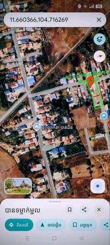#ដីផ្ទះអាជីវកម្មលក់ឡៃឡុងលើផ្លូវបេតុង16មប្លង់រឹង14*32/3****នឹង806ម២4****0965540563/012580971(ជាយក្រុង
