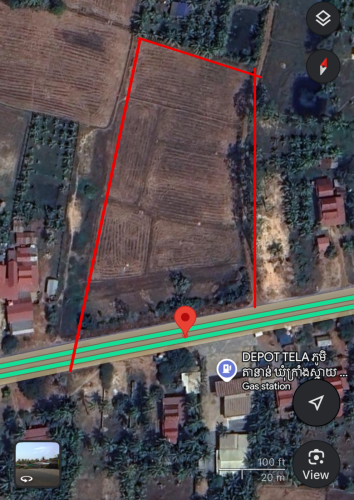 ដីលក់ជាប់ផ្លូវជាតិលេខ 3 ស្រុកឈូក ខេត្តកំពត