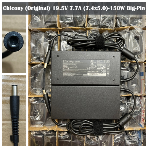 Adapter Chicony (Original) 19.5V 7.7A (7.4x5.0)-150W Big-Pin