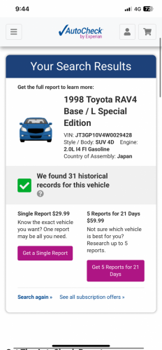 Toyota RAV4 1998 Special Edition  ប៉ុង១