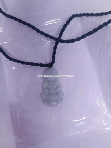 បន្តោងហ្គ្រិចមីយ៉ាន់ម៉ាកំរិត A ( 3cm ) នាំសំណាង缅甸观音Myanmar jade Buddha Guanyin