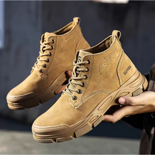 ស្បែកជើងសុវត្ថិភាព Guyisa ពណ៍សាច់ថ្មី (Guyisa Safety Shoe)