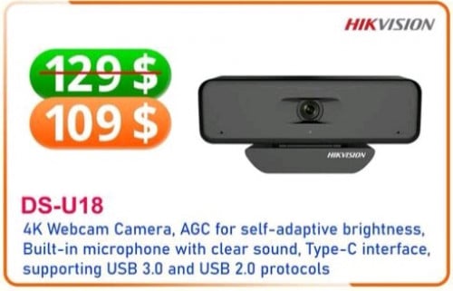 ចង់លក់ Hikvision webcam 4k