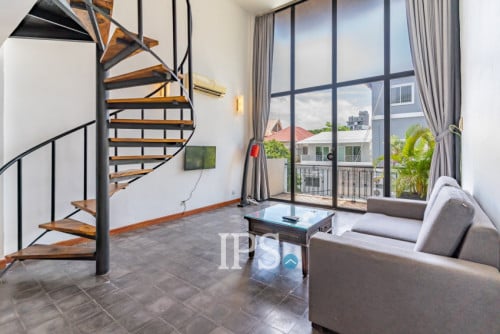 ‼️URGENTSALE‼️Renovated Loft 1-Bedroom Apartment🏠 - 📍BKK1, Phnom Penh