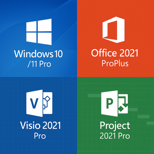 Microsoft Office 2021 Visio 2021 Project 2021 Windows 11pro Lifetime Package