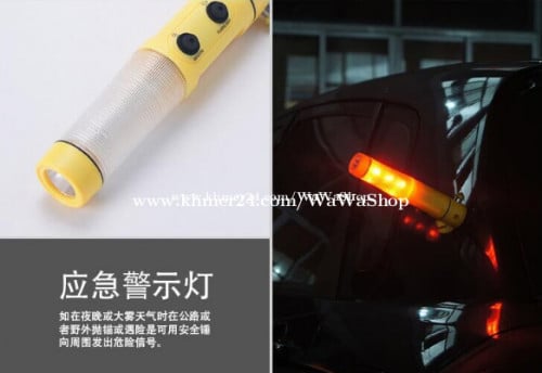 Multifunctional car safety hammer ញញួរសុវត្ថិភាពរថយន្តពហុមុខងារ