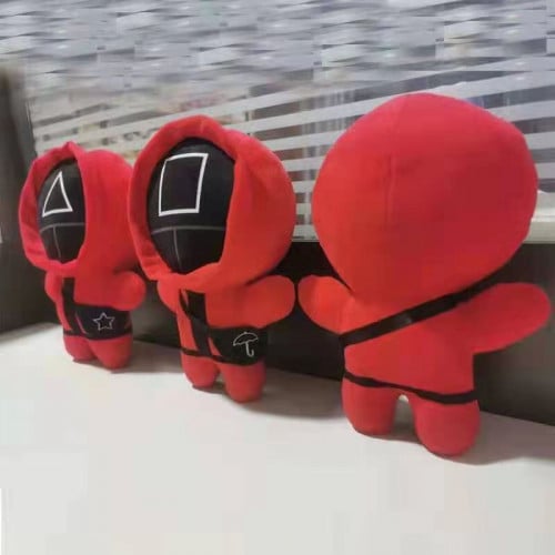 Plush toy鱿鱼游戏Squid Game ចំនួន 5 ប្រដាប់ប្រដាក្មេងលេង តុក្តត