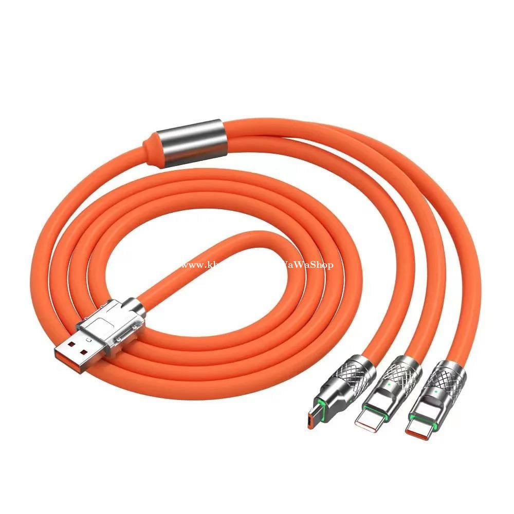 ខ្សែសាក ក្បាល 3 charger 3 head