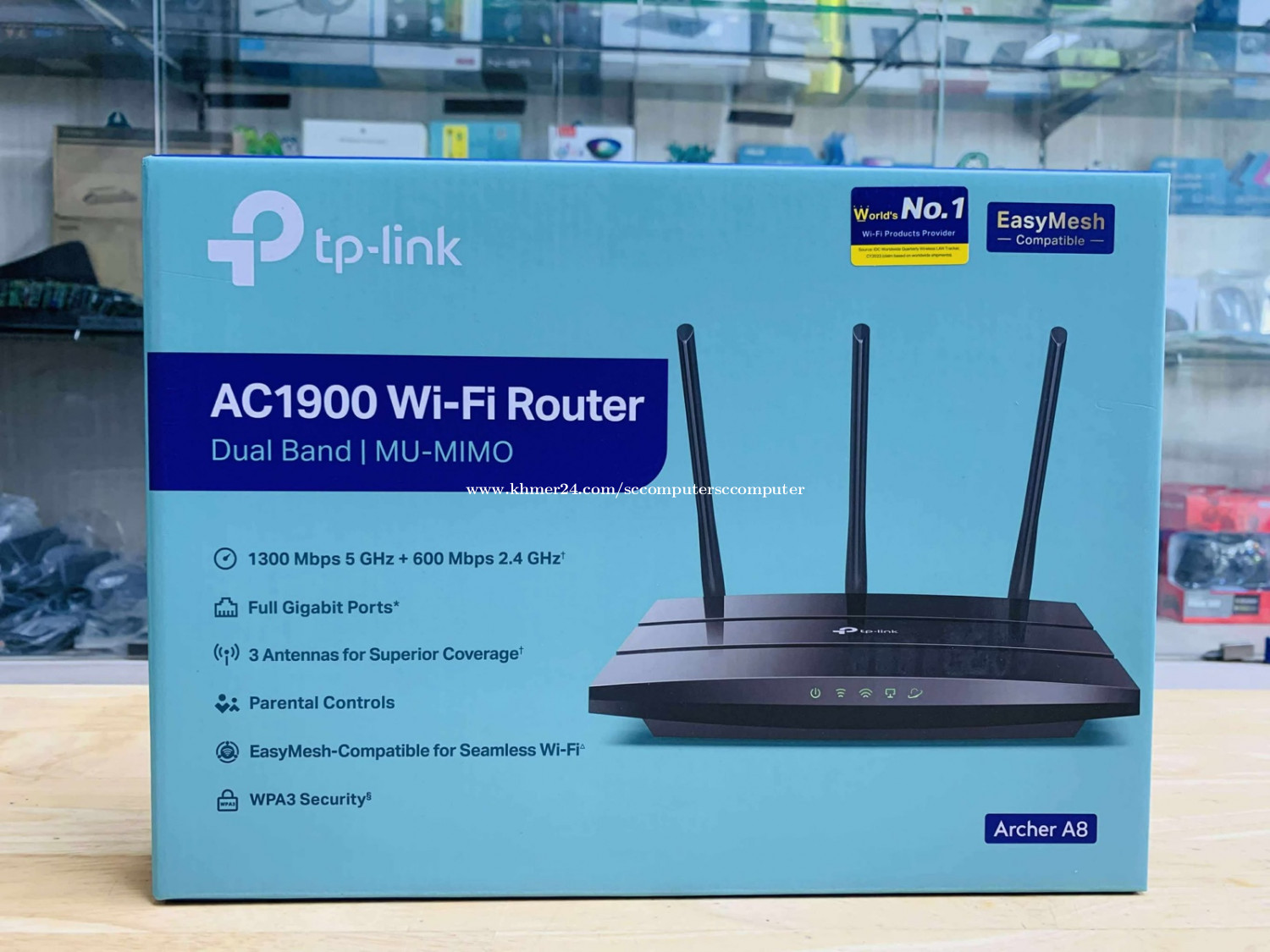 Archer 8 Router Router WiFi tp -link 600Mbps Archer A8 ឥវ៉ានមាននៅក្នុងស្តុកគ្រប់មុខបងៗ ...