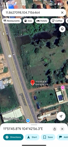 លក់ដីផ្លូវជាតិលេខ ៥ 41km ពីភ្នំពេញ អាចមើលអាជីកម្មបាន