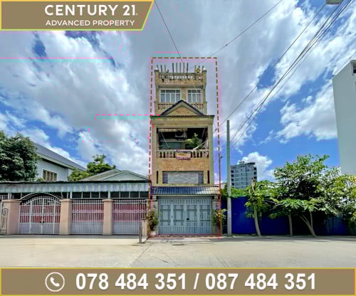 🏠 ផ្ទះល្វែង នៅជិតវិទ្យាល័យផ្សារដើមថ្កូវ ខណ្ឌចំការមន ត្រូវការលក់បន្ទាន់ខ្លាំង