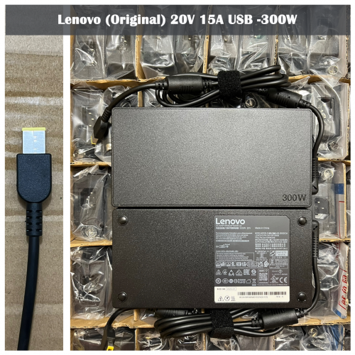 Adapter Lenovo (Original) 20V 15A USB -300W