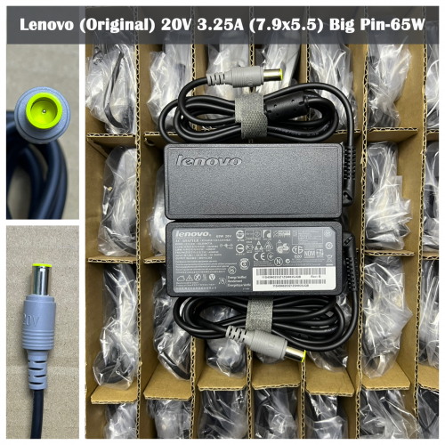 Adapter Lenovo (Original) 20V 3.25A (7.9x5.5) Big Pin-65W