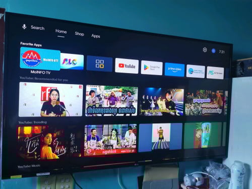 LG 55" មួយទឹកស្អាត ថែម ដុំ Smart TV