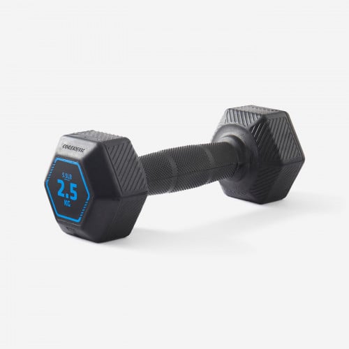 ដុំដែក Hex Dumbbell 2.5 Kg ខ្មៅ