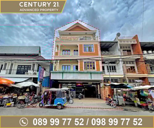 🏠 ផ្ទះអាជីវកម្ម 2ល្វែង (ខាង) នៅលើផ្លូវធំ310 ជិតផ្សារអូឡាំពិក ត្រូវការលក់បន្ទាន់ខ្លាំង