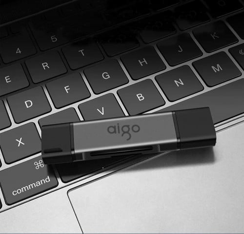 Aigo Memory Card Reader (Type-C, USB 3.0)