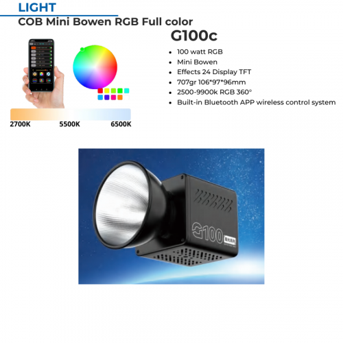 Mini Cube LED 100W G100c RGB full Color Light Studio High Quality High Power