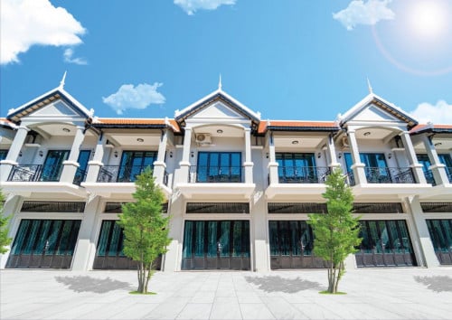 ផ្ទះល្វែងអាជីវកម្មនៅក្នុងបុរីទេសចរណ៍ផ្ទះមានសំណង់ហើយ100%