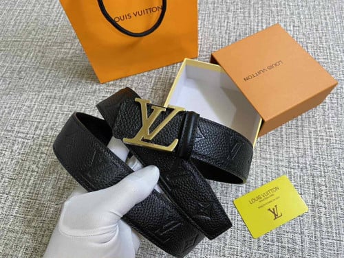 ខ្សែក្រវាត់ ប្រេន LV ស្បែកឆៅសុទ្ធ គុណភាពខ្ពស់