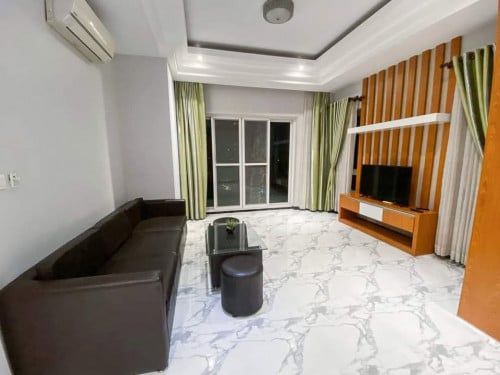 ✨Furnished 2-Bedroom Serviced Apartment For Rent – Psar Derm Thkov| Phnom Penh