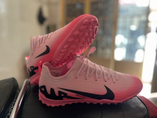 Nike Zoom Vapor 15 Pro Turf Soccer Shoes (Pink Foam/Black)