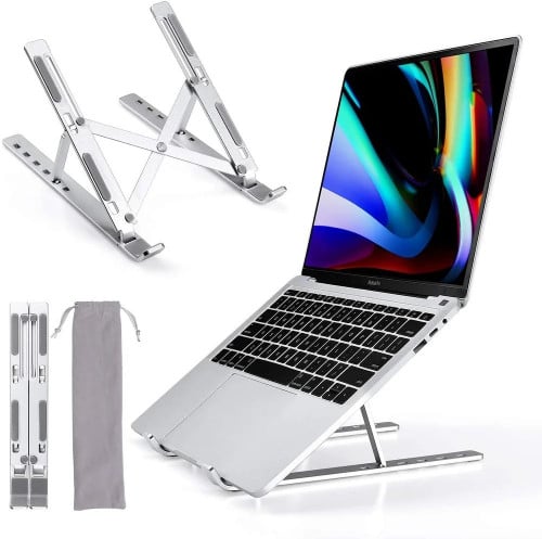 Promotion! Laptop Stand ជើងទ្រ សំរាប់ Laptop and Tablet  ដែកមាំល្អ