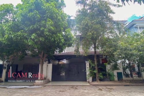 Twins Villa For Rent In Borey Peng Huoth Boueng Snor