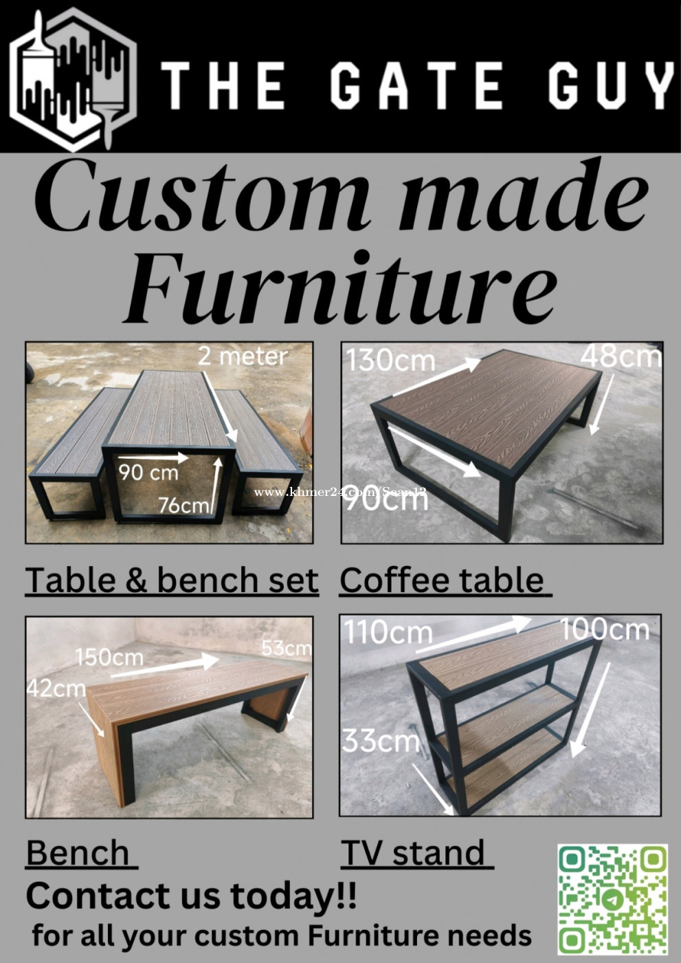 Custom made Furniture price $1.00 in Phsar Kandal Muoy, Doun Penh ...