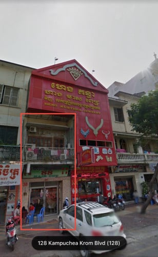 ផ្ទះលក់ 2 ជាន់នៅលើផ្លូវ កម្ពុជាក្រោម 160m ពីផ្សាធំថ្មី